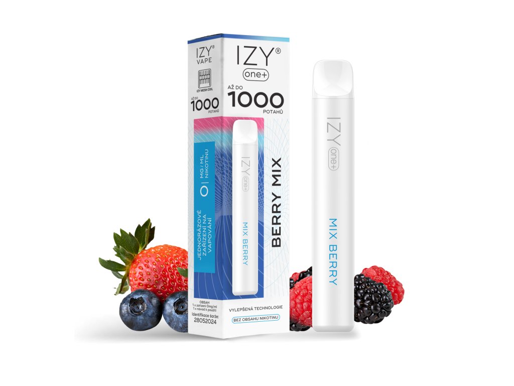 IZY VAPE ONE+ jednorzov cigarety bez nikotinu 0MG